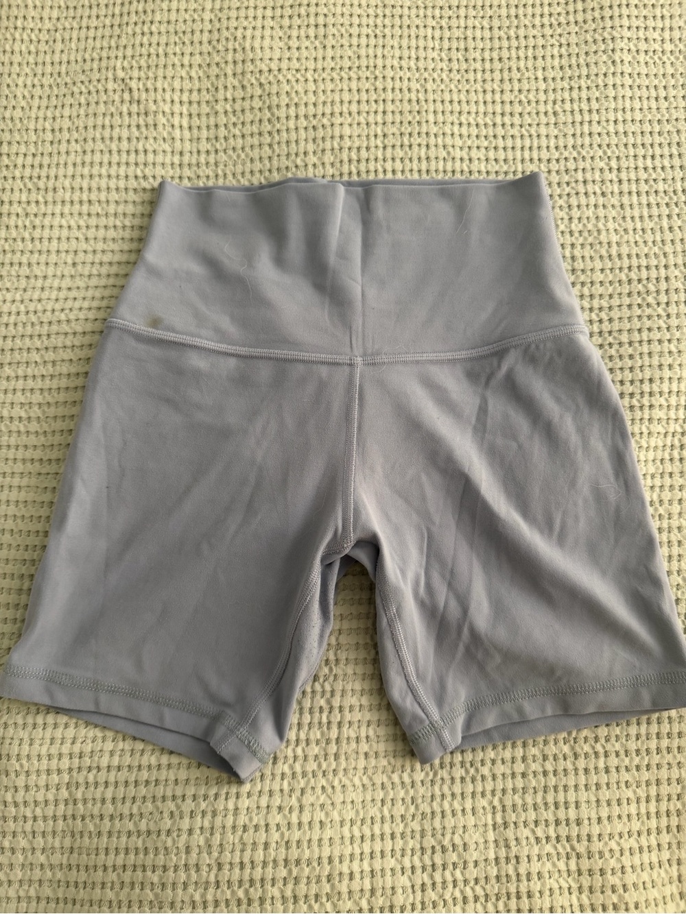 Lululemon Align High-Waist Women’s Bike Shorts - Light Blue Size 4, 6” inseam